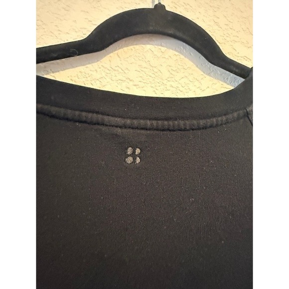 Sweaty Betty After Class Sweatshirt Black Cotton Modal Pullover SB5622 Sz XL - Picture 7 of 9